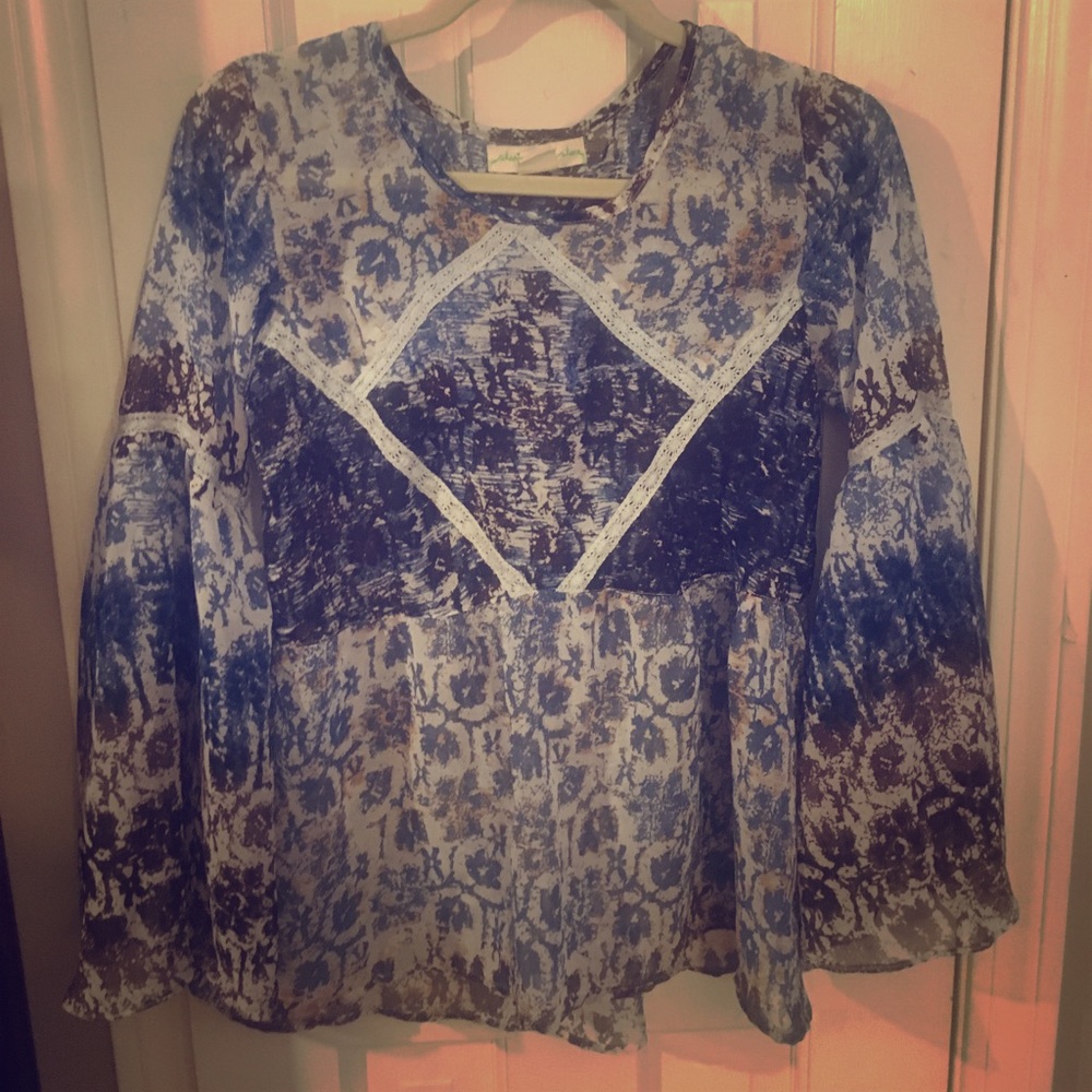Sheer tunic